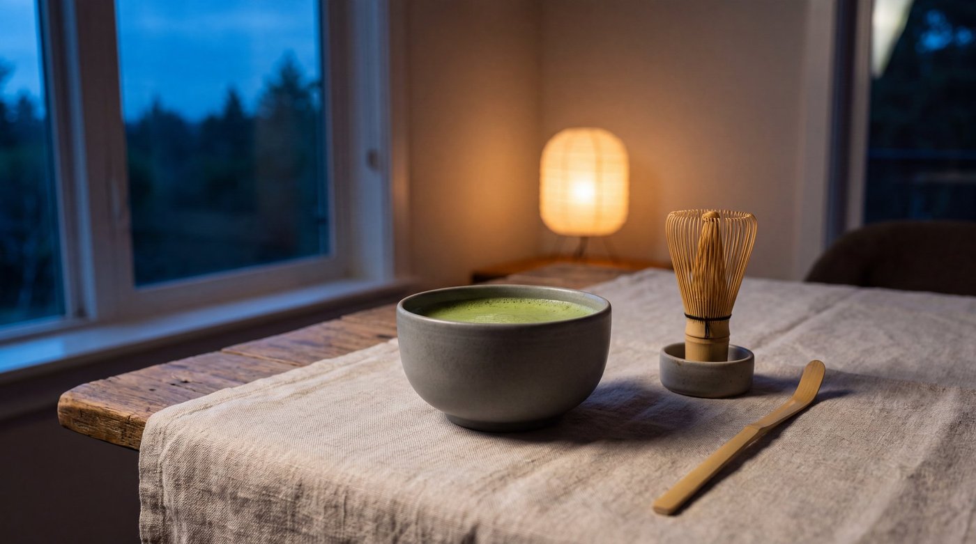 Matcha wieczorem — czy można ją pić przed snem?