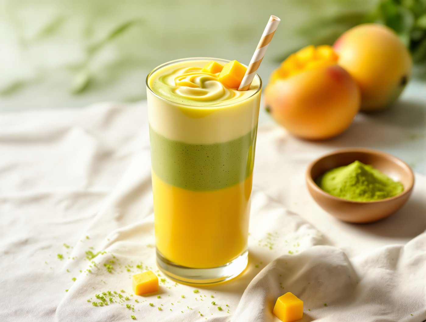 Matcha-Mango-Smoothie