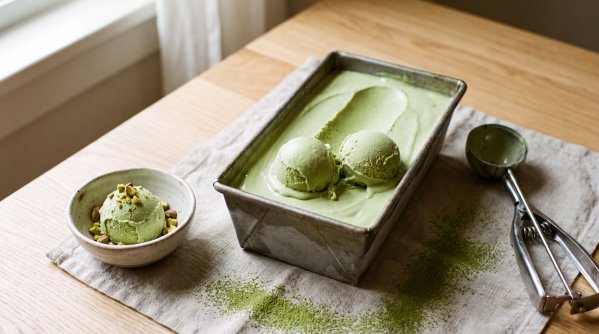Lody matcha bez maszynki