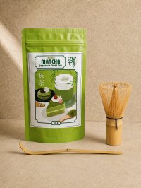 Matcha Kulinarna 100 g z akcesoriami (1)