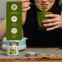 Zestaw bambusowy z matchą ceremonialną 50 g (3)